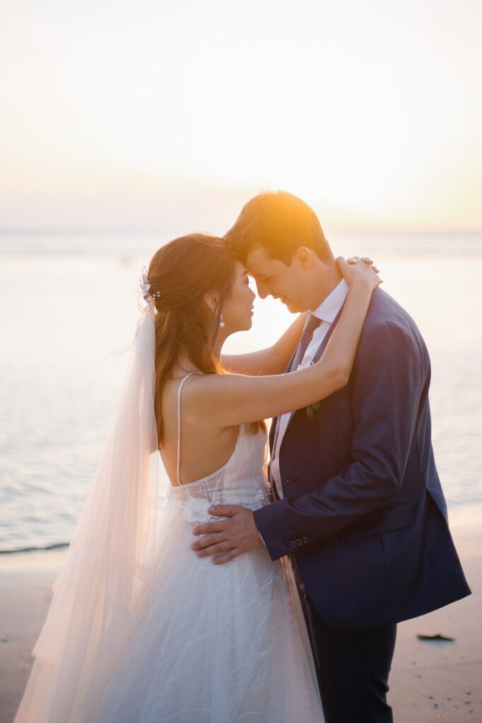 sunset, couple, wedding, bride, groom, married couple, husband, wife, man, nature, woman, romance, romantic, relationship, beach, couple, wedding, wedding, wedding, wedding, wedding, bride